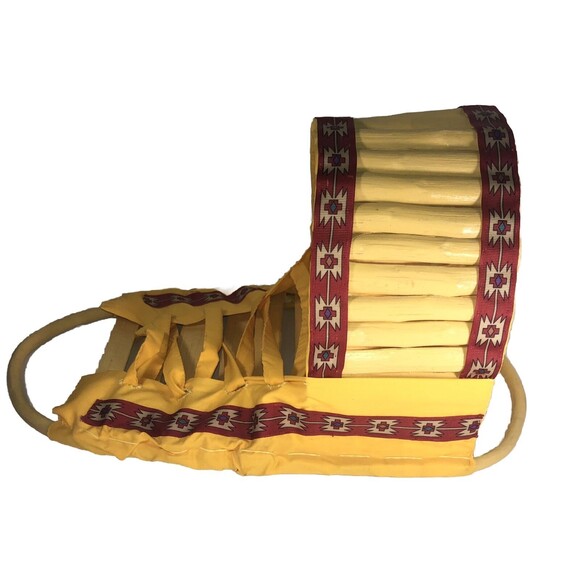 Native American Southwestern Design Cradleboard 18" Display piece, New - Picture 7 of 10